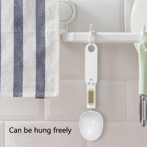 Kitchen scale weighing spoon