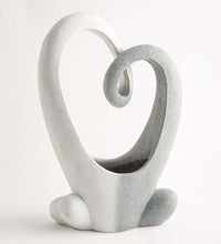 Load image into Gallery viewer, Abstract Outdoor Heart-Shaped Planter
