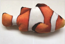 Load image into Gallery viewer, 12 STYLE 3D ARTIFICIAL CAT CATNIP PLUSH TOY FISH
