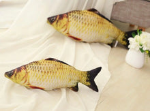 Load image into Gallery viewer, 12 STYLE 3D ARTIFICIAL CAT CATNIP PLUSH TOY FISH
